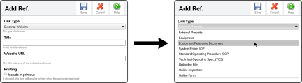 Reference Link Type - Equipment Reference Document